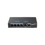 RUIJIE REYEE RG-ES206GS-P 4 PORT 10/100/1000 4 PORT POE+ 1XGE UPLINK 1 X SFP 54W RUJIE CLOUD YONETILEBILIR DESKTOP SWITC
